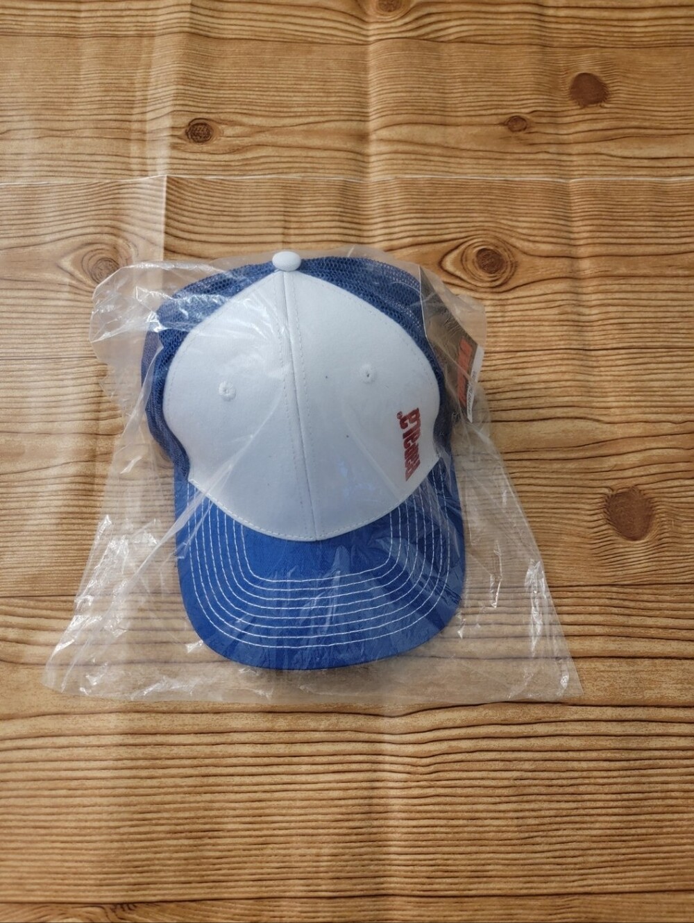 Rapala Fishing Hat Trucker Cap Blue White Mesh Performance Wear Snapback Logo